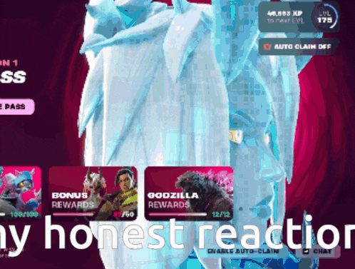 a screenshot of a video game with the words " my honest reaction " at the top