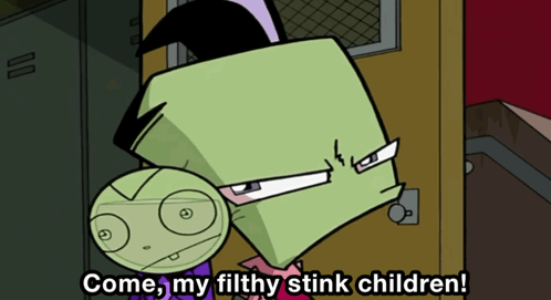 Invader Zim Come With Me GIF - Invader Zim Come With Me My Stink Children GIFs