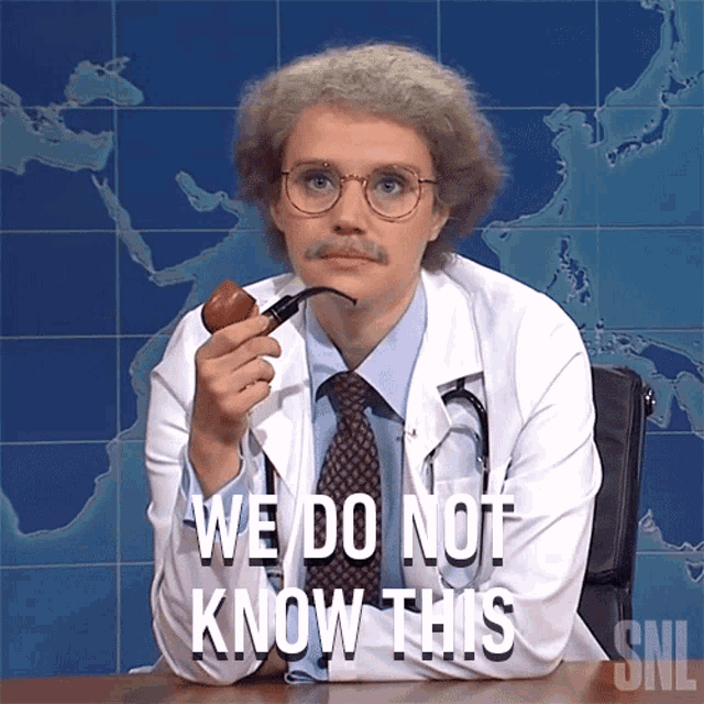 We Do Not Know This Dr Wayne Wenowdis GIF - We Do Not Know This Dr Wayne Wenowdis Kate Mckinnon GIFs