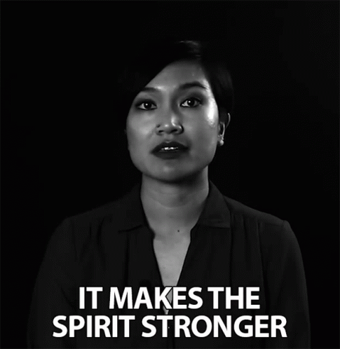 It Makes The Spirit Stronger Good For Your Soul GIF - It Makes The Spirit Stronger Good For Your Soul Strengthen GIFs