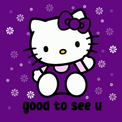 Hello Kitty Good To See You GIF