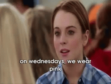 Karen On Wednesdays We Wear Pink GIF - Karen On Wednesdays We Wear Pink Mean G Irls GIFs