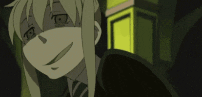 a cartoon character is smiling and making a funny face .