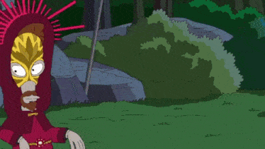 steve are you here ? these freaks kill says a cartoon character in a wheelchair