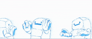 a drawing of two girls and a robot that says ' n ' on it