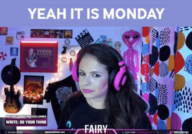 Monday Fairyliveshow GIF - Monday Fairyliveshow Yeah Its Monday GIFs