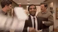 Parks And Rec Bling GIF - Parks And Rec Bling Make It Rain GIFs