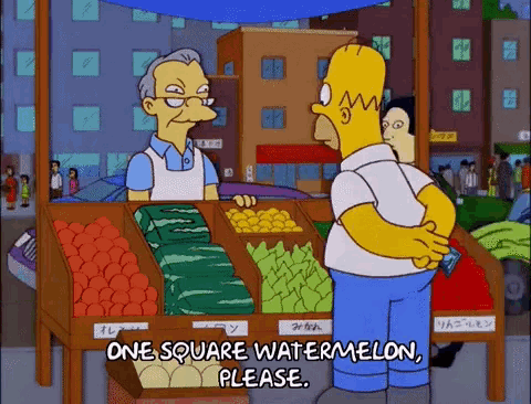 Simpson Square GIF - Simpson Square Watermelon GIFs