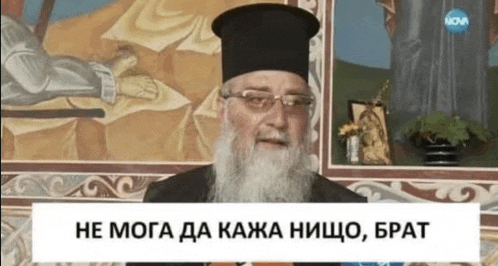 a man with a beard wearing a black hat and glasses stands in front of a painting with the words nova on the bottom