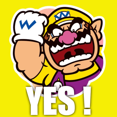 Yes Wario GIF - Yes Wario Mario GIFs