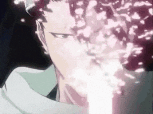 a close up of a person 's face with pink flowers coming out of his mouth .