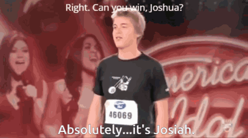 Josiah Leming American Idol GIF