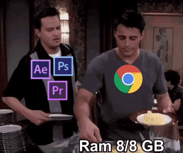 Google Chrome Joey Tribianni GIF - Google Chrome Joey Tribianni Chandler Bing GIFs