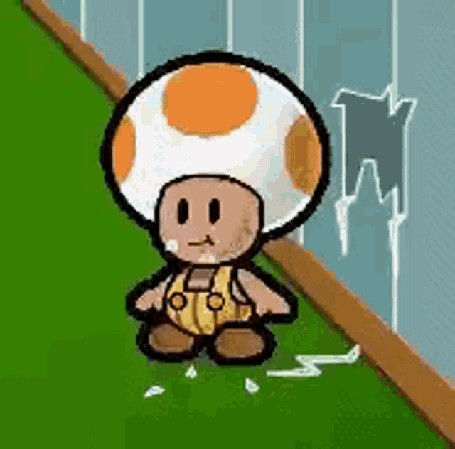 Paper Mario Toad Mario GIF - Paper Mario Toad Mario Toad GIFs