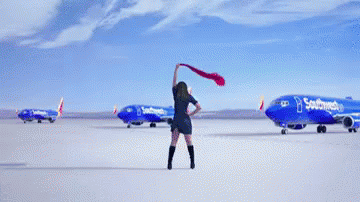 Southwest And Flag GIF - Flag Southwest Airline GIFs