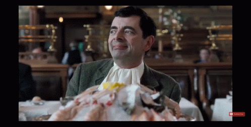 Excited Mr Bean GIF - Excited Mr Bean Yummy GIFs