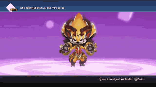 a screenshot of a video game that says hilfe on the top