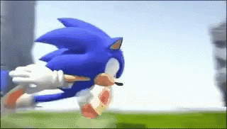 Sonic Hedgehog GIF - Sonic Hedgehog Run GIFs