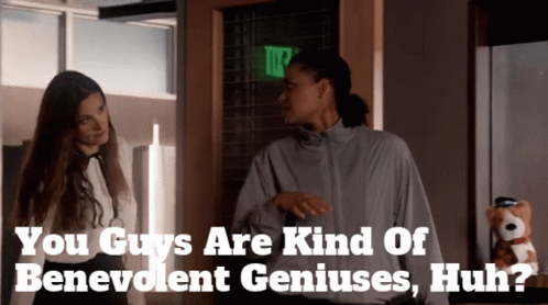 Station19 Vic Hughes GIF - Station19 Vic Hughes You Guys Are Kind Of Benevolent Geniuses GIFs
