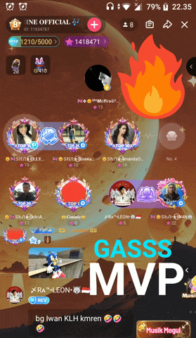 a screenshot of a video game with the words " gasss mvp " at the top