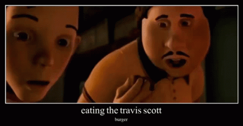 Travis Scott Travis Scott Burger GIF - Travis Scott Travis Scott Burger Macdonal GIFs