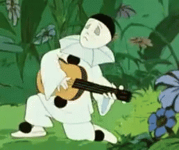 буратино пьеро гитара песнь пою грусть грустный GIF - The Adventures Of Buratino Buratino Pierrot GIFs