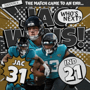Indianapolis Colts (21) Vs. Jacksonville Jaguars (31) Post Game GIF
