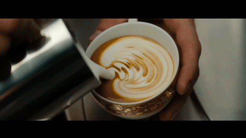You Are A Familiar Face At Many Coffee Shops. GIF - Coffee Latte Art GIFs