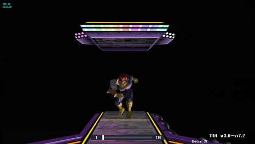a screen shot of a video game with a delay of 21