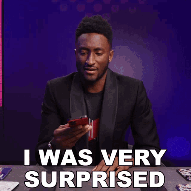 I Was Very Surprised Marques Brownlee GIF - I Was Very Surprised Marques Brownlee I Was Really Shocked GIFs