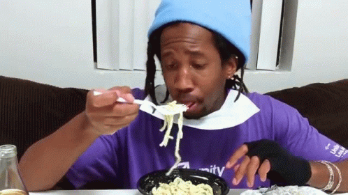 Eat Jabrils GIF - Eat Jabrils Noodle GIFs
