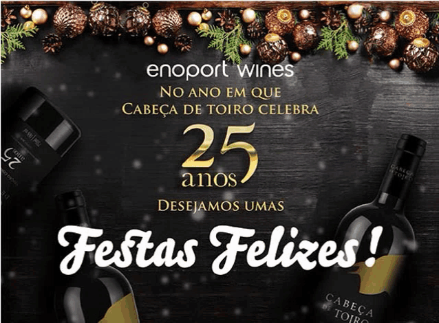 an advertisement for enoport wines with bottles and decorations