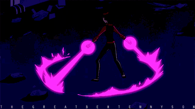 a poster for the great ben tennyson shows smoke coming out of a cave