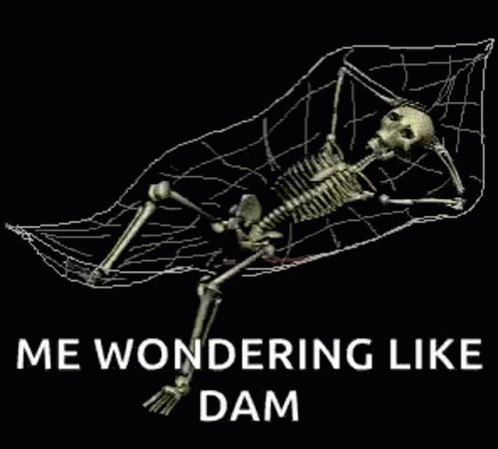 Skeleton Me Wondering Like Dam GIF - Skeleton Me Wondering Like Dam Waiting GIFs