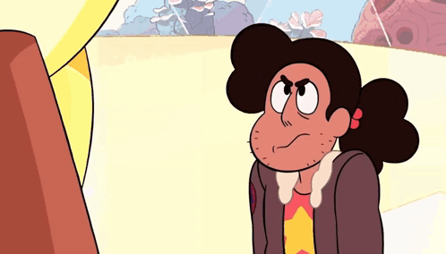 a cartoon character with a beard and a star on his shirt looks angry