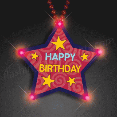 Happy Birthday Star GIF - Happy Birthday Star Celebration GIFs