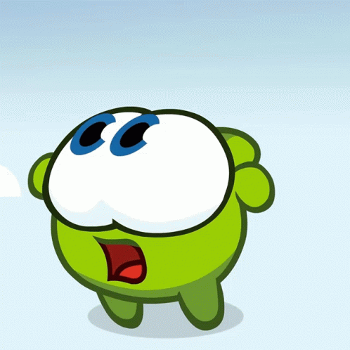 Pointing Up Om Nom GIF - Pointing Up Om Nom Om Nom And Cut The Rope GIFs