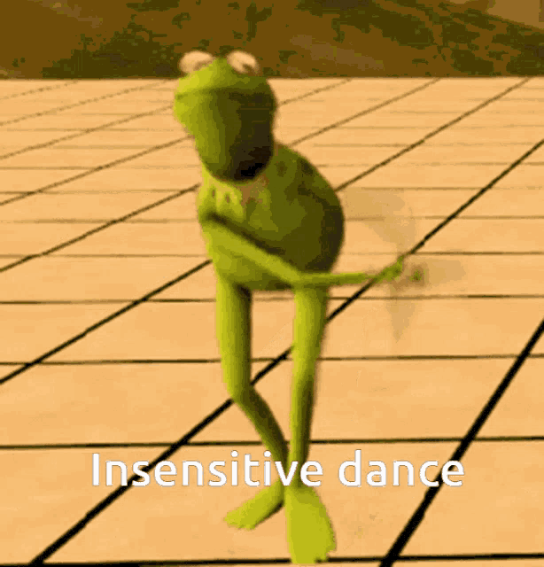 Insensitive Kermit Frog Dance Dancing Kermit GIF - Insensitive Kermit Frog Dance Dancing Kermit GIFs