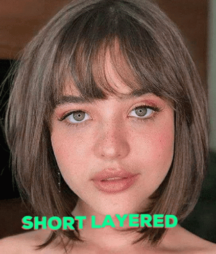 Short Layered Hair Medium Layered Hair GIF - Short Layered Hair Layered Hair Medium Layered Hair GIFs