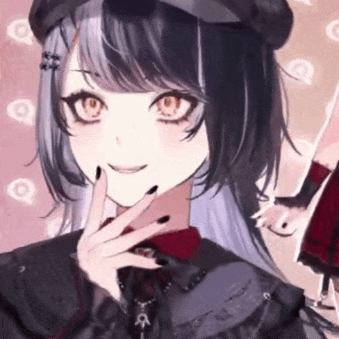 a close up of a girl with a hat on