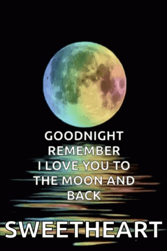 Good Night Love You GIF - Good Night Love You Moon GIFs