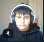 a young boy wearing headphones with a microphone icon in the corner