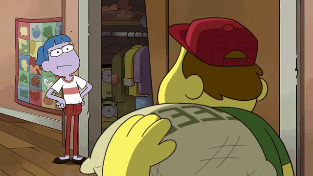 a cartoon character with the number 33 on their back