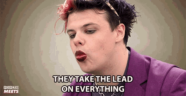 They Take The Lead On Everything Yungblud GIF - They Take The Lead On Everything Yungblud Popbuzz GIFs