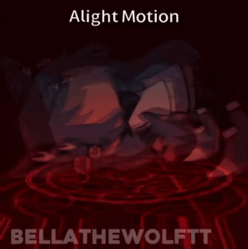 a poster for a game called alight motion by bellathewolftt