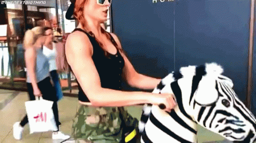 Becky Lynch Zebra GIF - Becky Lynch Zebra Wwe GIFs