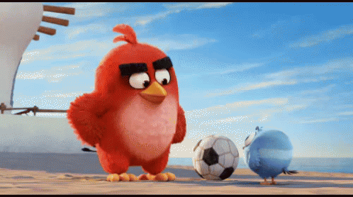 アングリーバード 映画　可愛い GIF - Kick Angry Birds Angry GIFs