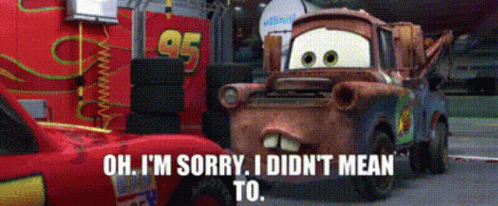 Cars Tow Mater GIF - Cars Tow Mater Oh Im Sorry GIFs