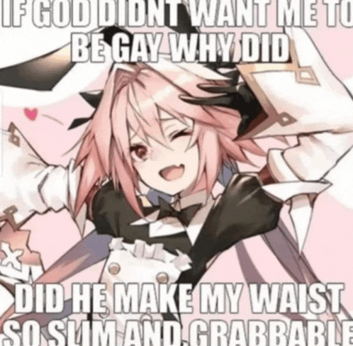 a picture of a girl with the words if god didn t want me to be gay why did