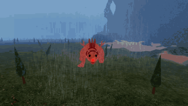 a computer generated image of a dragon 's face